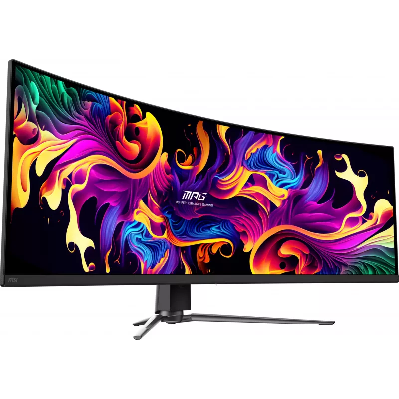 MSI MPG 491CQPX QD-OLED datora monitors 124,5 cm (49 collas) 5120 x 1440 pikseļi Dual QHD Melns