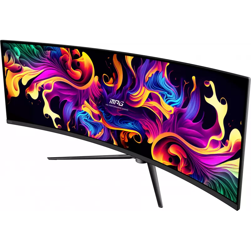MSI MPG 491CQPX QD-OLED datora monitors 124,5 cm (49 collas) 5120 x 1440 pikseļi Dual QHD Melns