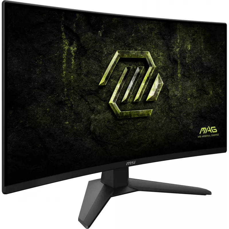27 collu MSI MAG 274CF X24 izliekts Rapid VA monitors, Full HD 1920×1080, 0,5 ms, 300 cd/m², VESA, melns