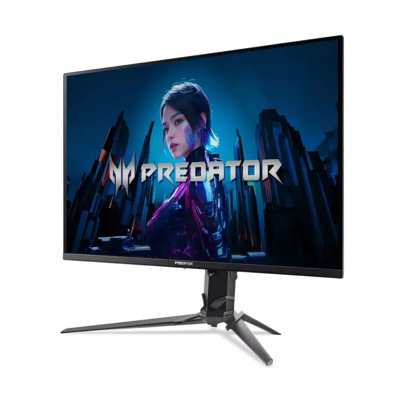 Datora monitors Acer Predator X27UW3bmiiprx 26,5 collas QD-OLED 2560×1440 0,03 ms VESA augstuma regulēšana Melns