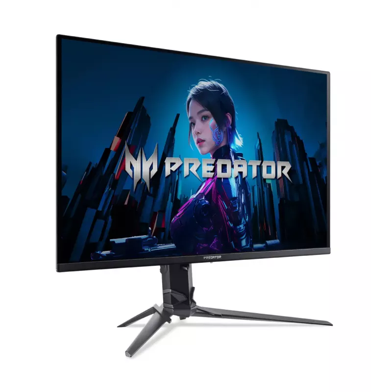 Datora monitors Acer Predator X27UW3bmiiprx 26,5 collas QD-OLED 2560×1440 0,03 ms VESA augstuma regulēšana Melns