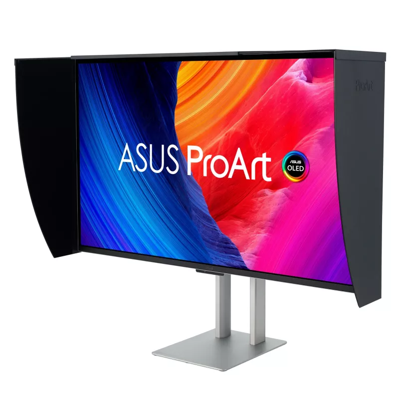 ASUS ProArt OLED PA32UCDMR-K datora monitors 80 cm (31.5 collas) 3840 x 2160 pikseļi 4K Ultra HD QD-OLED melns, sudraba