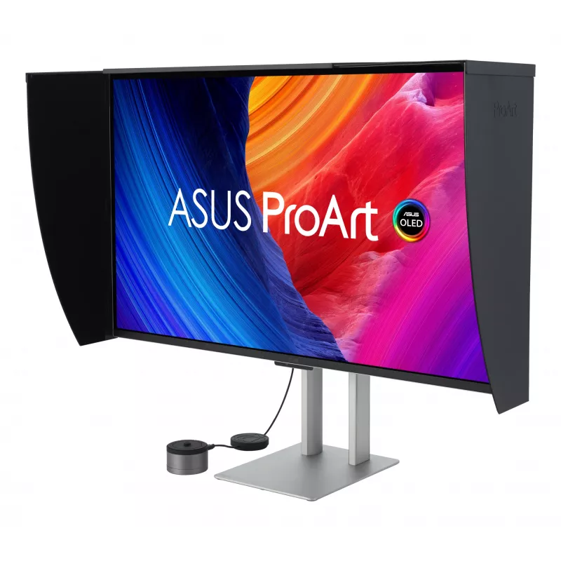 ASUS ProArt OLED PA32UCDMR-K datora monitors 80 cm (31.5 collas) 3840 x 2160 pikseļi 4K Ultra HD QD-OLED melns, sudraba