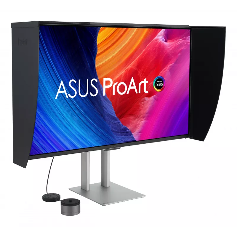 ASUS ProArt OLED PA32UCDMR-K datora monitors 80 cm (31.5 collas) 3840 x 2160 pikseļi 4K Ultra HD QD-OLED melns, sudraba