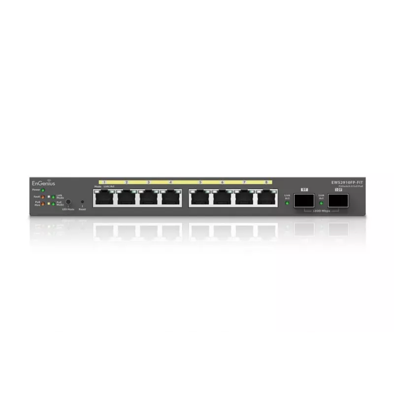 Pārvaldāms slēdzis EnGenius FitSwitch 8 Full PoE 8 porti Gigabit Ethernet