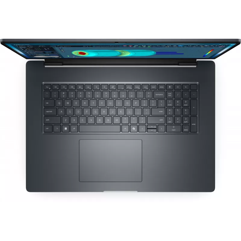 DELL Pro Max 18 Plus MB18250 Intel Core Ultra 7 265HX Mobilā darbstacija 45,7 cm (18 collas) Quad HD+ 32 GB DDR5-SDRAM 1 TB SSD NVIDIA RTX PRO 3000 Blackwell Wi-Fi 7 (802.11be) Windows 11 Pro Vācu Melna