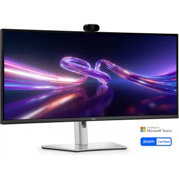 DELL Pro P P3426WEV datora monitors 86.6 cm (34.1 collas) 3440 x 1440 pikseļi Wide Quad HD LCD Melns, Sudrabains