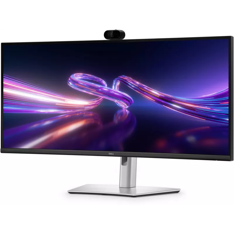 DELL Pro P P3426WEV datora monitors 86.6 cm (34.1 collas) 3440 x 1440 pikseļi Wide Quad HD LCD Melns, Sudrabains