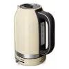 KitchenAid 5KEK1701EAC elektriskā tējkanna 1,7 l 2400 W Melna, Krēmkrāsa, Nerūsējošais tērauds