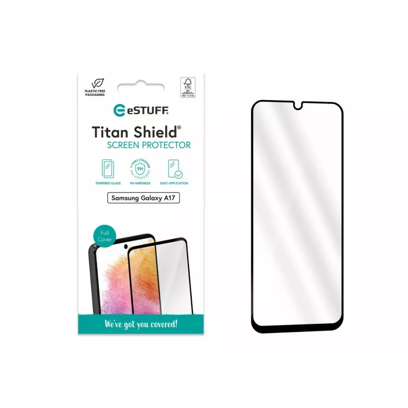 eSTUFF rezerves ekrāns Samsung Galaxy A17 (priekšējā stikla komplekts)