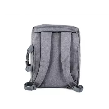 Messenger somiņa MODECOM RENO 15,6 collu (39,6 cm) klēpjdatoriem, neilons, pelēka/oranža