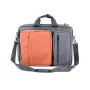 Messenger somiņa MODECOM RENO 15,6 collu (39,6 cm) klēpjdatoriem, neilons, pelēka/oranža