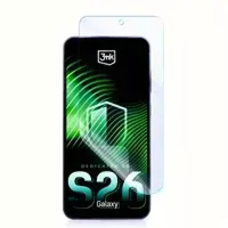 Rūdīta hibrīda stikla ekrāna aizsargs 3MK FlexibleGlass Samsung Galaxy S26