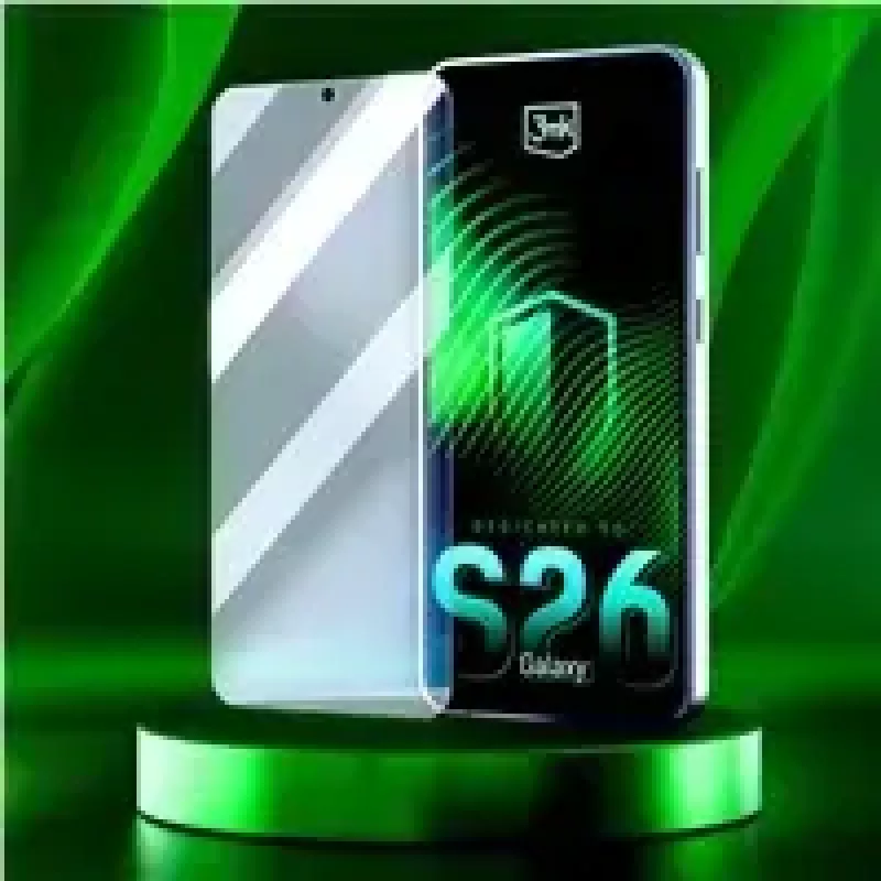 Rūdīta hibrīda stikla ekrāna aizsargs 3MK FlexibleGlass Samsung Galaxy S26