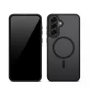 Aizsargmaciņš Crong Hybrid Matte Magnetic Samsung Galaxy A56 — TPU + PC, melns