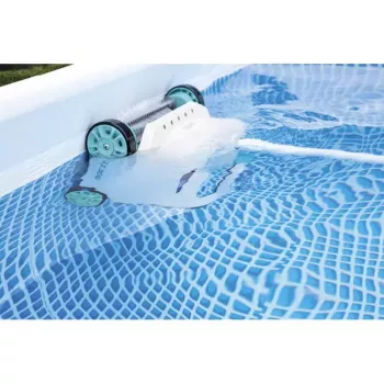 Robotizēts baseina tīrītājs Intex 28005 — baseiniem, zils/baltā krāsā, svars 5,66 kg