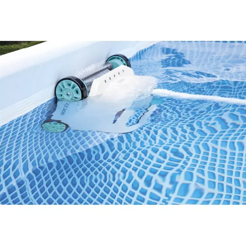 Robotizēts baseina tīrītājs Intex 28005 — baseiniem, zils/baltā krāsā, svars 5,66 kg