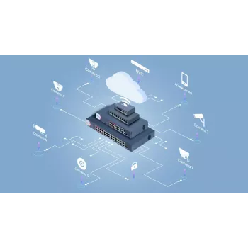 Pārvaldāms slēdzis Hikvision DS-3E1106P-EI 4 Portu Fast Ethernet PoE