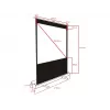 Multibrackets M 16:9 Pārnēsājamais projekcijas ekrāns 200x112, 90 collas