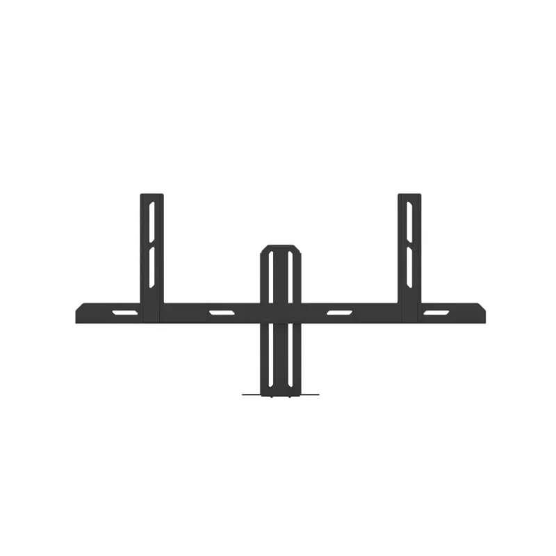 Plaukts Multibrackets M Universal Camera Holder 55 collas-110 collas melns tērauds