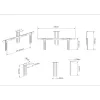 Plaukts Multibrackets M Universal Camera Holder 55 collas-110 collas melns tērauds