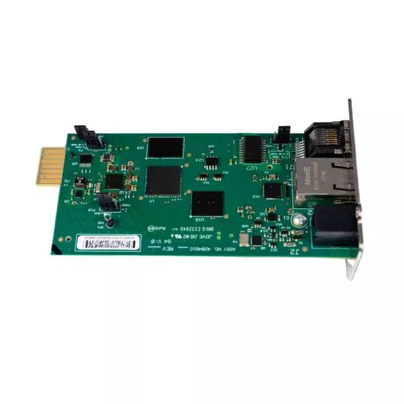 Vertiv Liebert IntelliSlot RDU120 - tīkla karte, attālās uzraudzības adapteris, RS-485, USB ports, UL2900-1 kiberdrošības sertifikāts, 1 Gb Ethernet (RDU120)