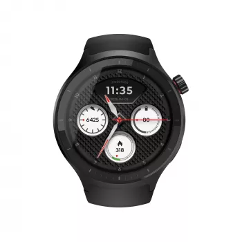 Motorola Moto Watch 3,63 cm (1,43 collas) OLED 47 mm digitāls skārienjūtīgs Melns GPS (satelīta)