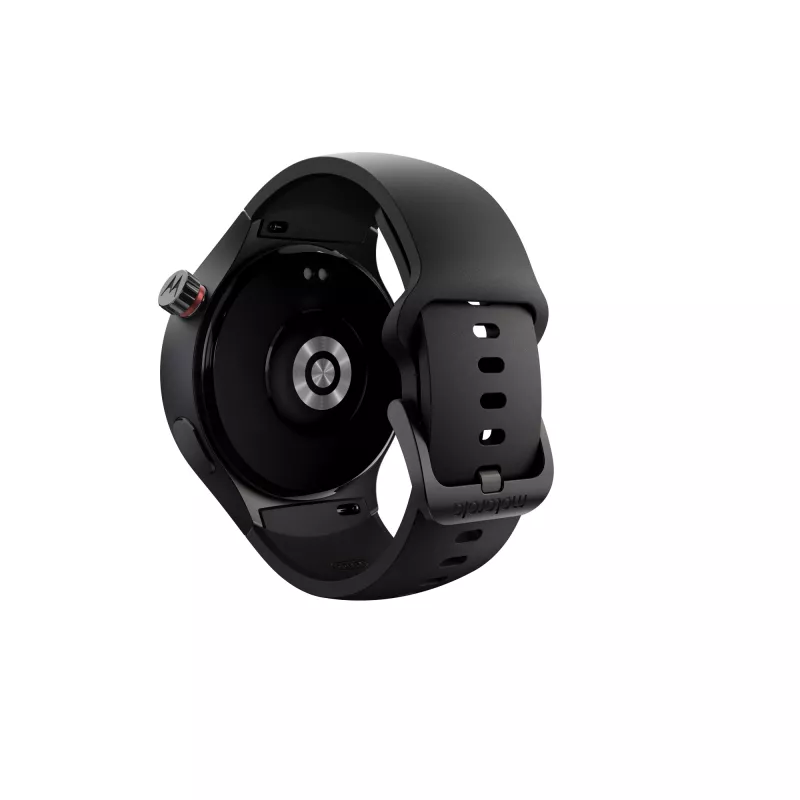 Motorola Moto Watch 3,63 cm (1,43 collas) OLED 47 mm digitāls skārienjūtīgs Melns GPS (satelīta)