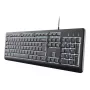 Trust Primo apgaismota tastatūra mājas/biroja USB QWERTY US angļu melna