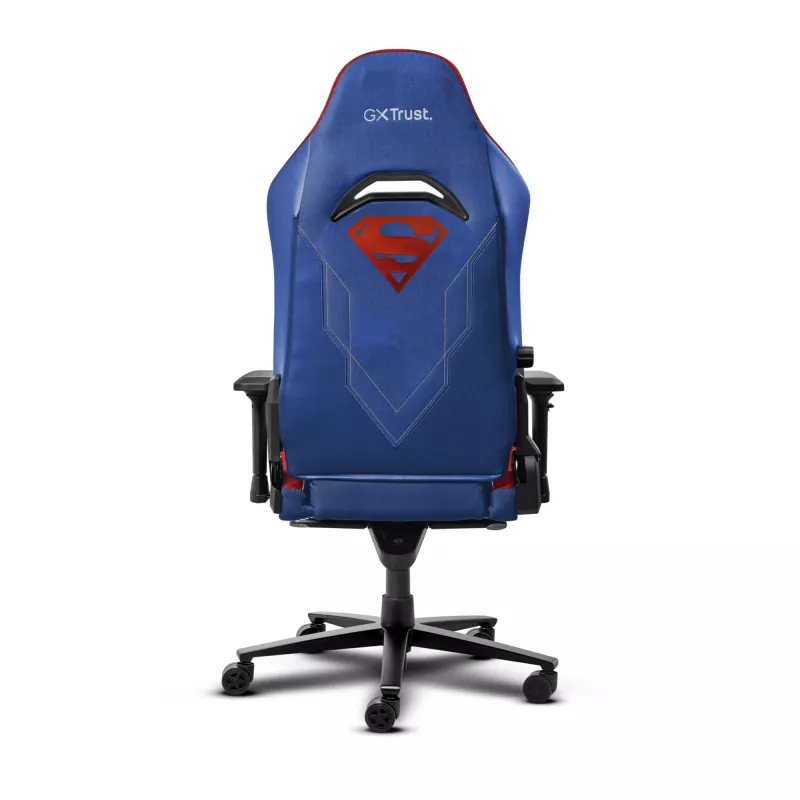 Spēļu krēsls TRUST RUYA PRO GXT721SM Superman — ergonomisks dizains, regulējams augstums