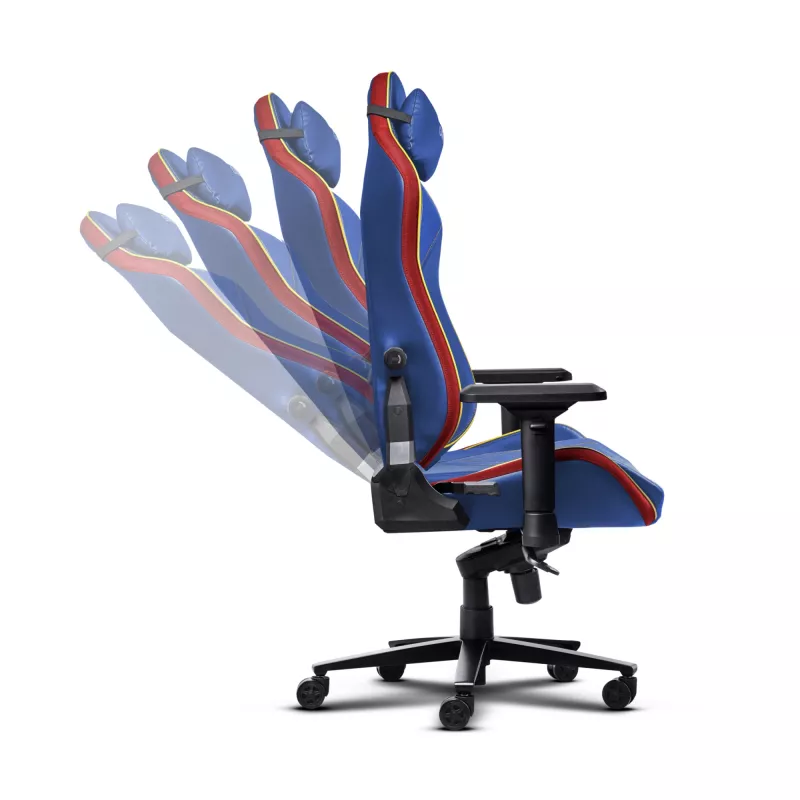 Spēļu krēsls TRUST RUYA PRO GXT721SM Superman — ergonomisks dizains, regulējams augstums