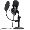 Studijas mikrofons TRUST GXT 269 Emita II — vadu USB, metāla korpuss, galda stiprinājums, melns (42×162×42 mm)