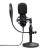 Studijas mikrofons TRUST GXT 269 Emita II — vadu USB, metāla korpuss, galda stiprinājums, melns (42×162×42 mm)