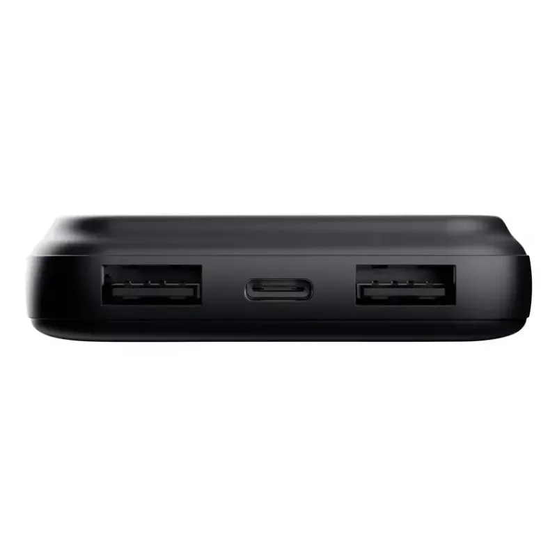 Ārējais akumulators TRUST 25882 — Pārnēsājams Li‑Ion 10000 mAh, PD 3.0/PPS/QC3.0, 2×USB‑A + 1×USB‑C, 20W, Melns