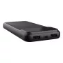Ārējais akumulators TRUST 25882 — Pārnēsājams Li‑Ion 10000 mAh, PD 3.0/PPS/QC3.0, 2×USB‑A + 1×USB‑C, 20W, Melns