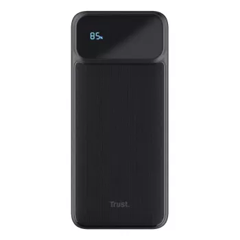 Ārējais akumulators TRUST 25883 — 20000 mAh Li‑Ion, PD & Quick Charge 3.0, 2×USB‑A + 1×USB‑C, 20 W, melns
