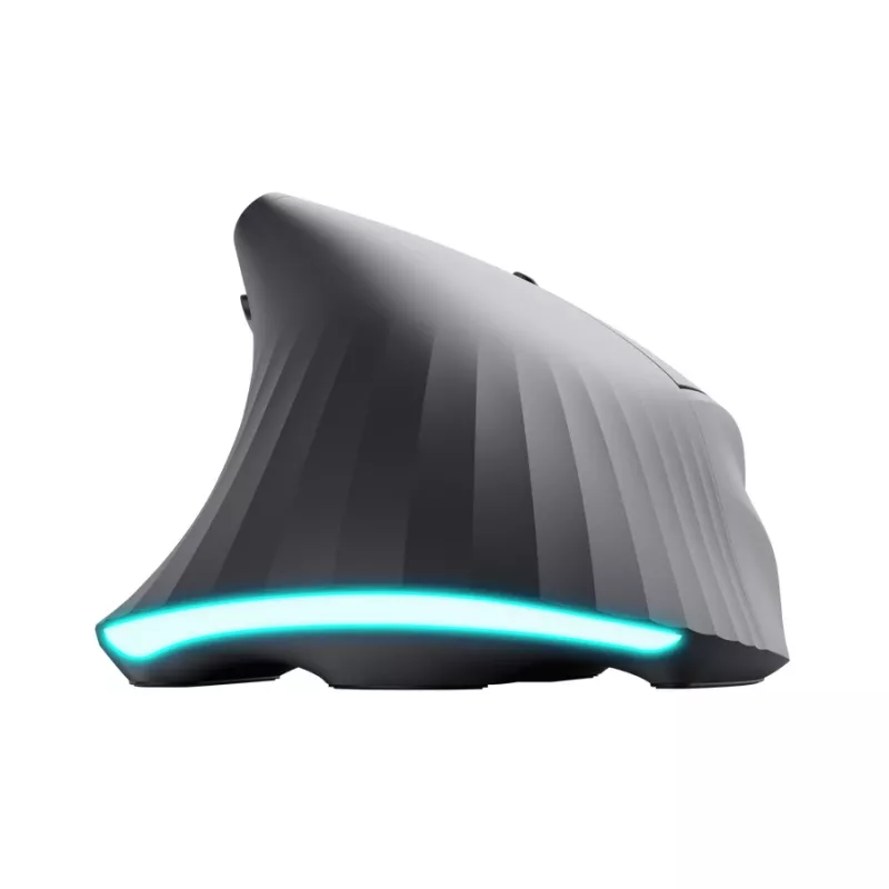 Spēļu pele TRUST GXT 145 Rexxa labās rokas USB Type-A 12800 DPI, vadu, RGB ritenis, melna