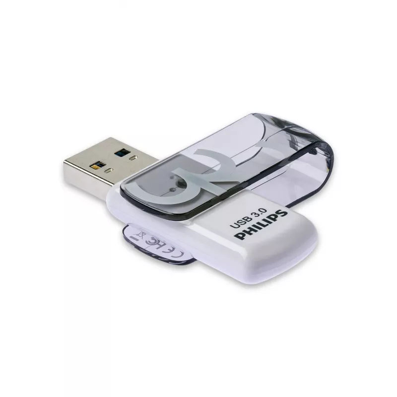 Philips Vivid USB zibatmiņa 64 GB USB Type-A 3.2 Gen 1 (3.1 Gen 1) Pelēka, Balta