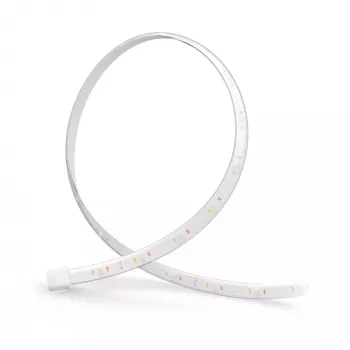 Philips Hue Flux lentas pagarinājums 5 m, viedā lentas gaisma, Bluetooth/Zigbee, balta, silikons, daudzkrāsu, 48 W