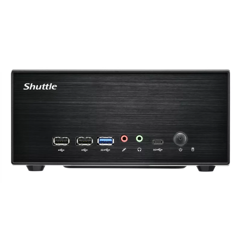Shuttle XPC plāns Barebone XB860G2 - S1851, Intel H860, 1xDP, 2xHDMI, 2 PCIe sloti (1x 16X un 1x X1), 2x Intel LAN (1G + 2.5G), 8x USB, 3x M.2, 24/7 pastāvīga darbība