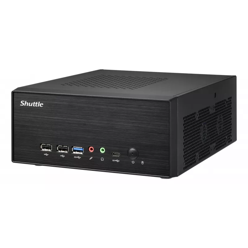 Shuttle XPC plāns Barebone XB860G2 - S1851, Intel H860, 1xDP, 2xHDMI, 2 PCIe sloti (1x 16X un 1x X1), 2x Intel LAN (1G + 2.5G), 8x USB, 3x M.2, 24/7 pastāvīga darbība