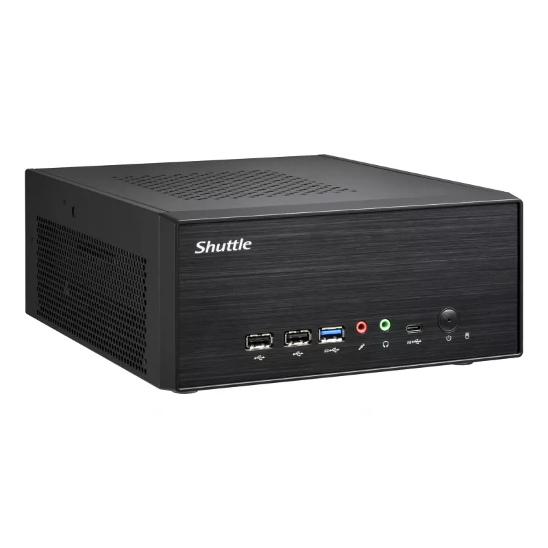 Shuttle XPC plāns Barebone XB860G2 - S1851, Intel H860, 1xDP, 2xHDMI, 2 PCIe sloti (1x 16X un 1x X1), 2x Intel LAN (1G + 2.5G), 8x USB, 3x M.2, 24/7 pastāvīga darbība