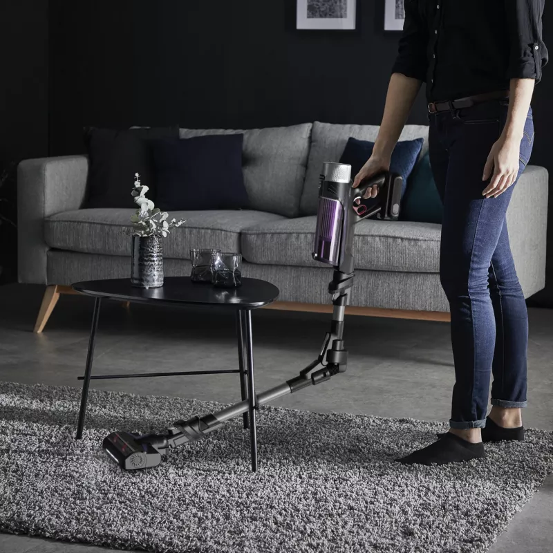 Rowenta RH2037 2-in-1 stick vacuum baterija Dry Bagless 0.4 L 250 W Melns, violeta