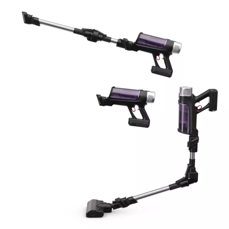 Rowenta RH2037 2-in-1 stick vacuum baterija Dry Bagless 0.4 L 250 W Melns, violeta