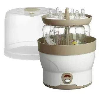 Elektriskais bērnu pudelīšu sterilizators Olympia BS 29, 500 W, AC, 231×231×335 mm
