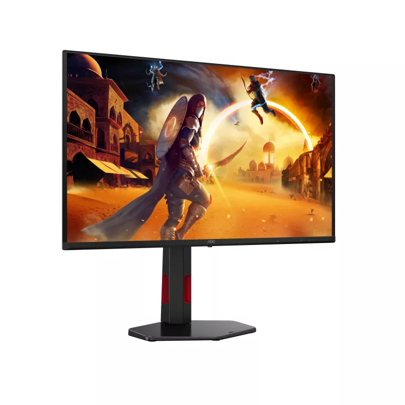 AOC G4 Q27G4ZDR datora monitors 67,3 cm (26,5 collas) 2560 x 1440 pikseļi Quad HD QD-OLED Melns, Sarkans