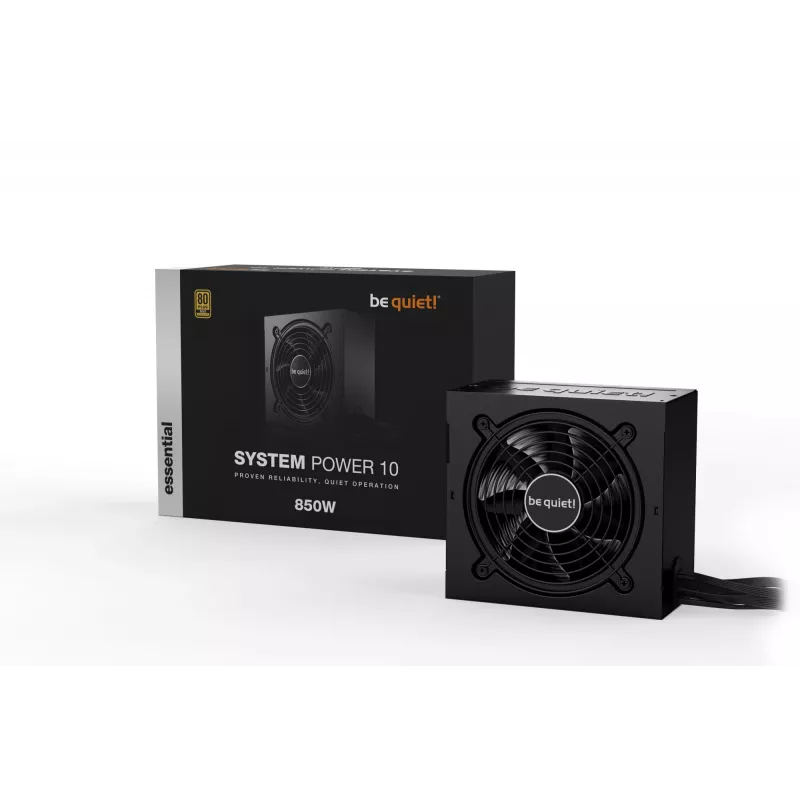 be quiet System Power 10 barošanas bloks 850 W 20+4 kontaktu ATX ATX melns