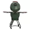 TARGUS Kamado Pro 22 collu grils Izmērs M (TunaBone) – keramiskais kamado, 22 collu cepšanas virsma, zaļš
