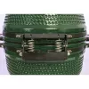 TARGUS Kamado Pro 22 collu grils Izmērs M (TunaBone) – keramiskais kamado, 22 collu cepšanas virsma, zaļš