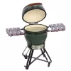 TARGUS Kamado Pro 22 collu grils Izmērs M (TunaBone) – keramiskais kamado, 22 collu cepšanas virsma, zaļš